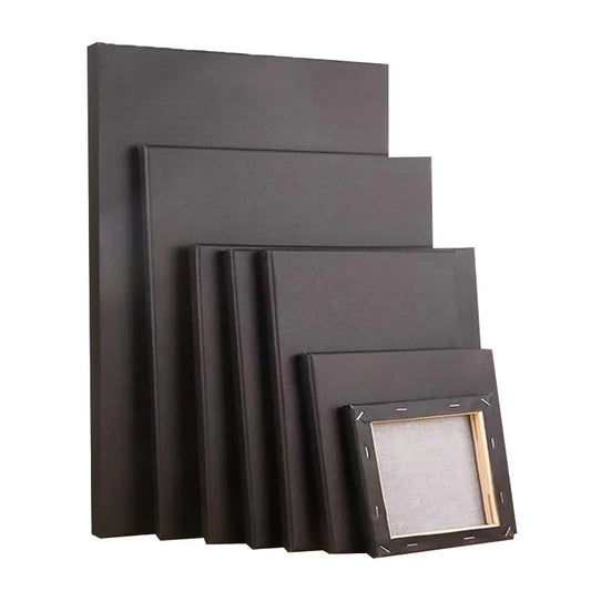 1/2pcs Black Wooden Canvas